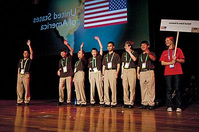 photo of Po Shen Lo and Olympiad Team